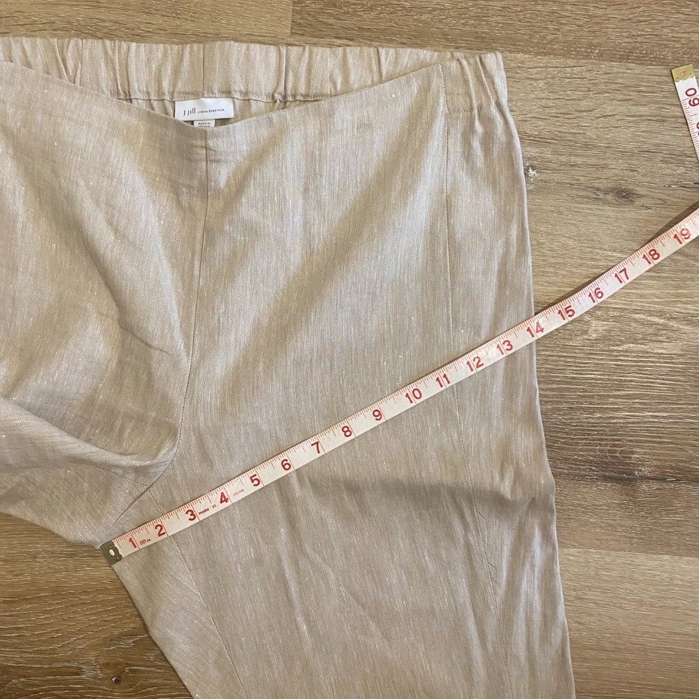 J Jill Linen Stretch Trousers Women's M - Picture 7 of 11
